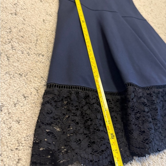 Rebecca Taylor size 0 lace EUC Blue A-line Cocktail Dress - Picture 8 of 15